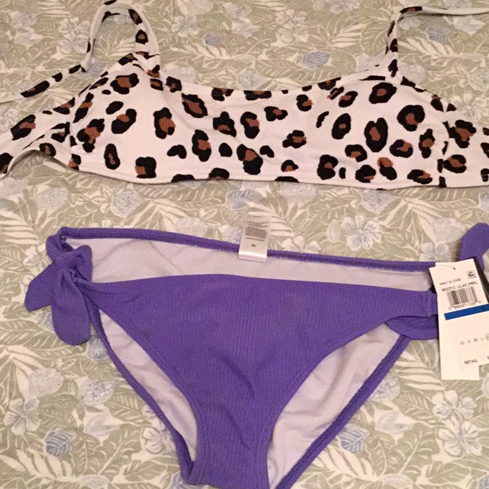 Mismatch swim suit